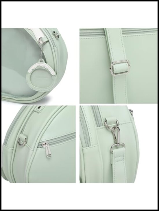 Ita Bag Multi-Purpose Backpack Crossbody Satchel Purse Kawaii Pin Display PU main image 5